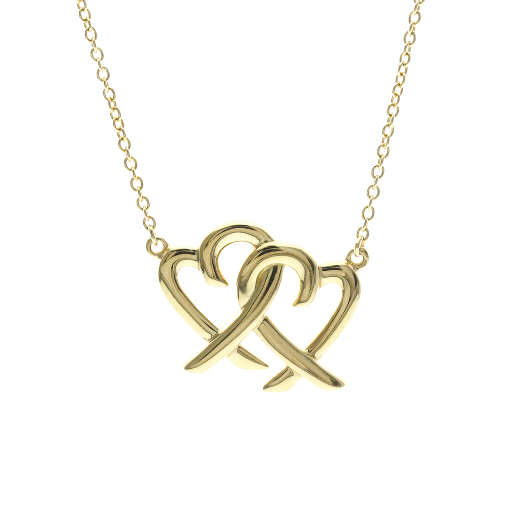 TIFFANY Authentic 18k Gold Heart Necklace